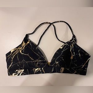 Shein black and gold bikini NWT